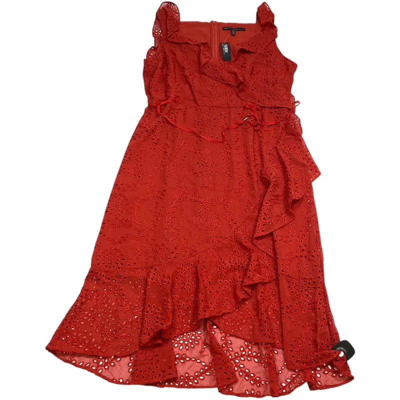 Dress Party Midi By White House Black Market In Red, Size: L Fashionable Plaid Midi Dress Dress Party Midi By White House Black Market In Red, Size: L Fashionable Plaid Midi Dress