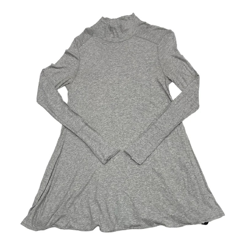 Grey Dress Casual Midi Free People, Size S Fashionable A-Line Midi Dress