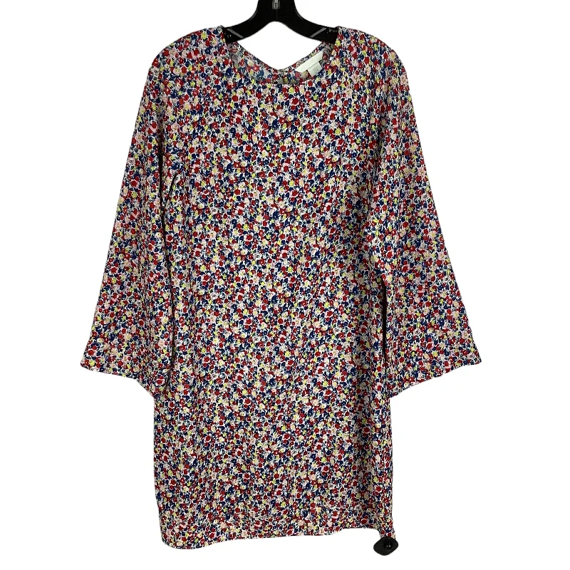 Multi-colored Dress Casual Midi H&m, Size M Comfortable Casual Midi Dress