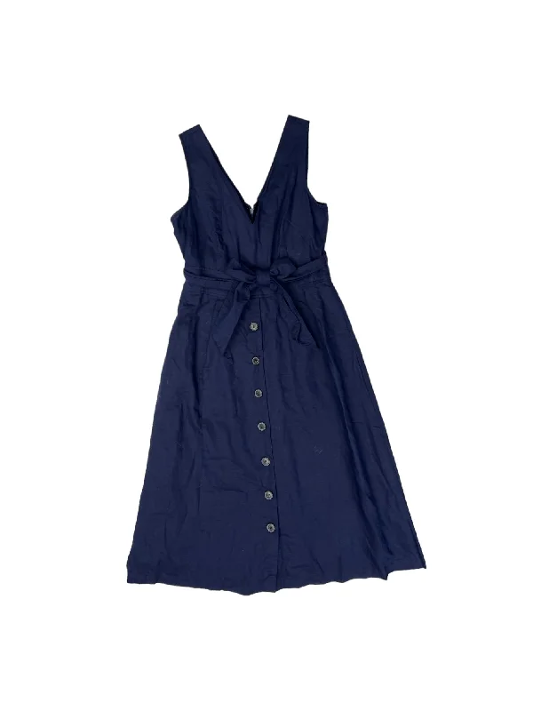 Navy Dress Casual Midi Gap, Size 4 Fashionable Skater Midi Dress