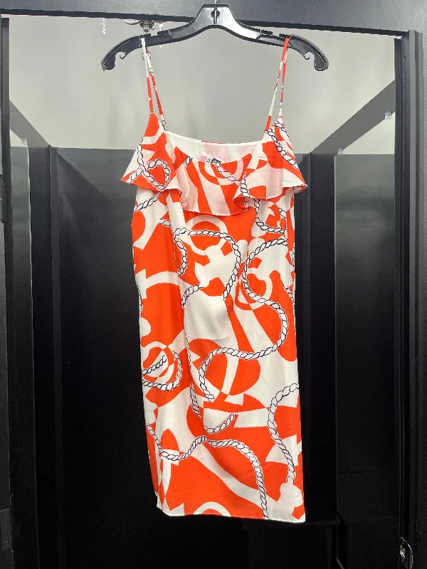 Orange Dress Casual Midi Lilly Pulitzer NWT, Size L Elegant Sleeveless Midi Dress