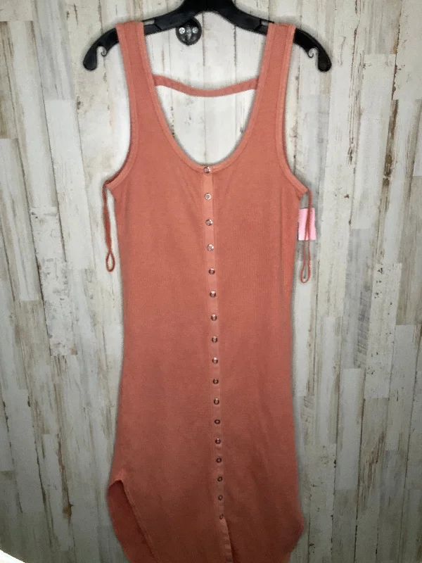 Pink Dress Casual Midi Daily Practice By Anthropologie, Size M Elegant Satin Button Midi Dress Pink Dress Casual Midi Daily Practice By Anthropologie, Size M Elegant Satin Button Midi Dress
