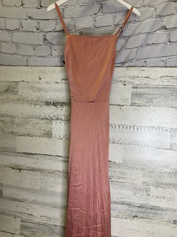Pink Dress Casual Midi Lulus, Size Xl Stylish Off-Shoulder Ruffle Dress