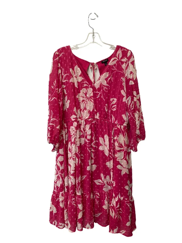 Pink Dress Casual Midi Torrid, Size 2 Cozy T-shirt Midi Dress