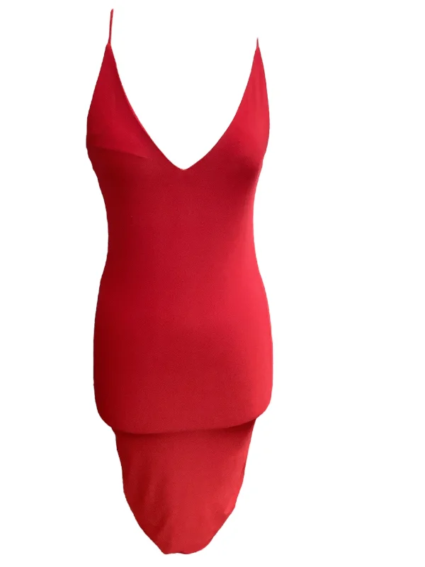 Red Dress Casual Midi Fashion Nova, Size M Cozy Ribbed Knit Midi Dress
