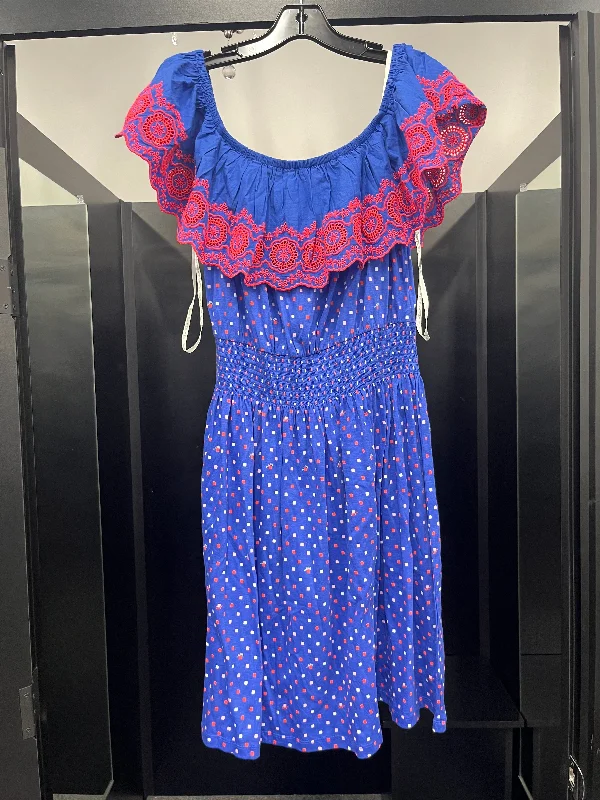Royal Blue Dress Casual Midi Lilly Pulitzer NWT, Size L Stylish Cold Shoulder Midi Dress Royal Blue Dress Casual Midi Lilly Pulitzer NWT, Size L Stylish Cold Shoulder Midi Dress