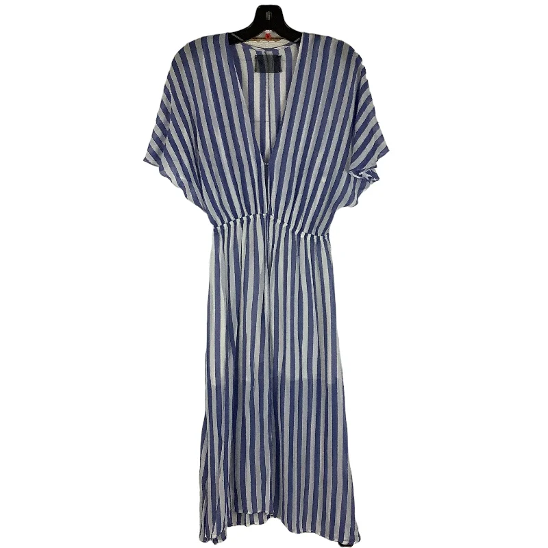 Striped Pattern Dress Casual Midi Reformation, Size M Comfortable Lace-Up Midi Dress Striped Pattern Dress Casual Midi Reformation, Size M Comfortable Lace-Up Midi Dress