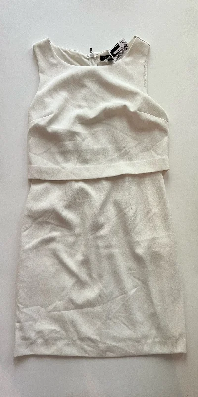 White Dress Casual Midi Banana Republic, Size S Comfortable Casual Midi Dress