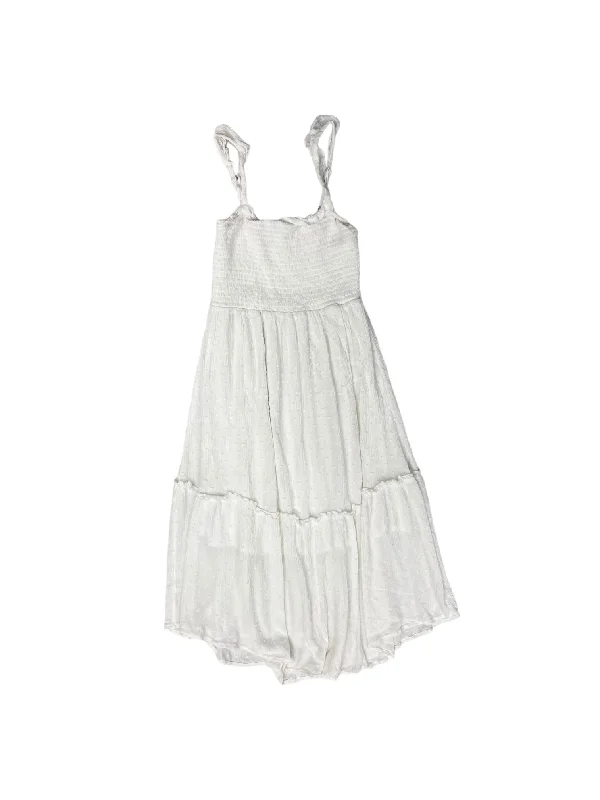 White Dress Casual Midi Maurices, Size Xs Elegant Floral Midi Dress