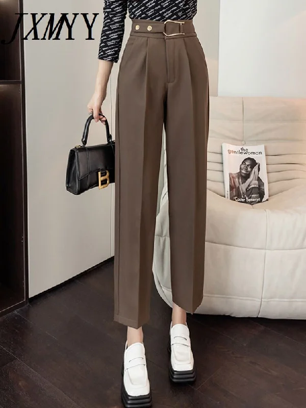 imCharms Korean Version Of High Waist Casual Nine-Point Pants 2023 Autumn And Winter Commuter Trousers Slim Suit Pants Trousers Bestseller Popular imCharms Korean Version Of High Waist Casual Nine-Point Pants 2023 Autumn And Winter Commuter Trousers Slim Suit Pants Trousers Bestseller Popular