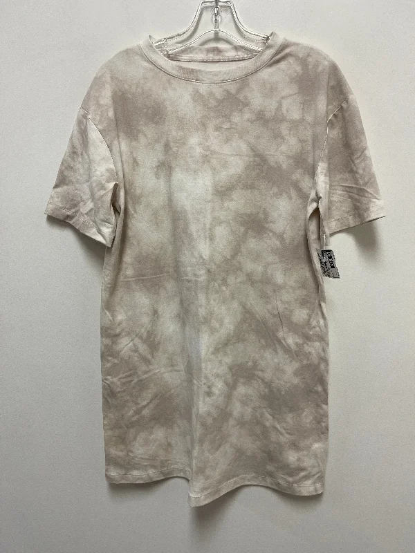Tie Dye Print Dress Casual Midi A New Day, Size S Cozy Wide Strap Midi Dress